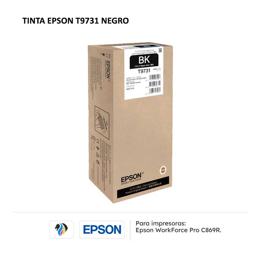 TINTA EPSON T9731 NEGRO PARA C869R