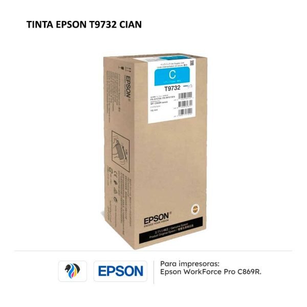 TINTA EPSON T9732 CIAN PARA C869R