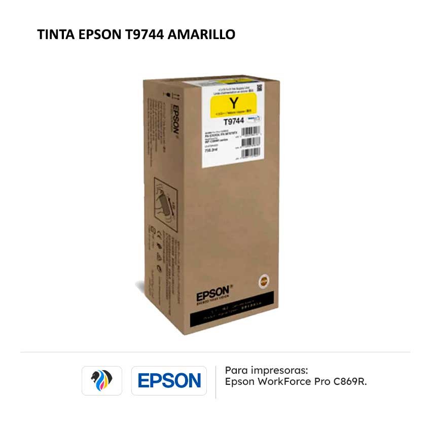 Tinta Epson T9744 Amarillo