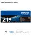 TONER BROTHER TN219 NEGRO PARA L3240 3280 3560