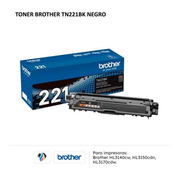 TONER BROTHER TN221BK NEGRO PARA 3140 3150 3170