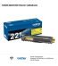 Toner Brother TN221Y Amarillo para impresora 3140 3150 3170