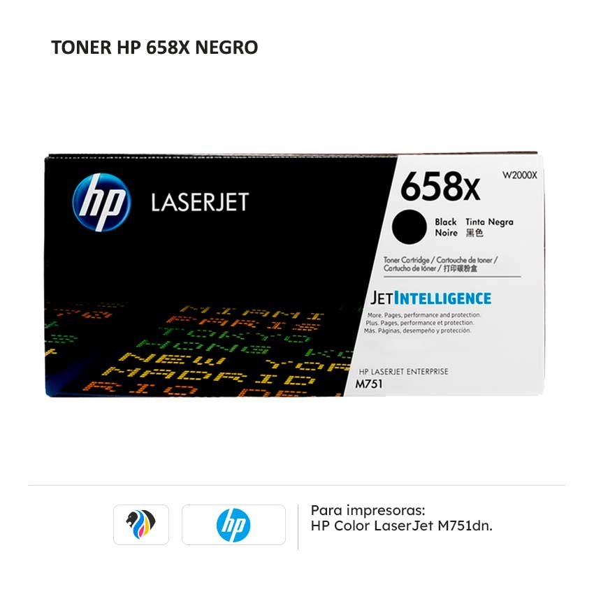 TONER HP 658X NEGRO PARA M751
