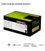 TONER LEXMARK 70C8HM0 MAGENTA PARA 310 410 510