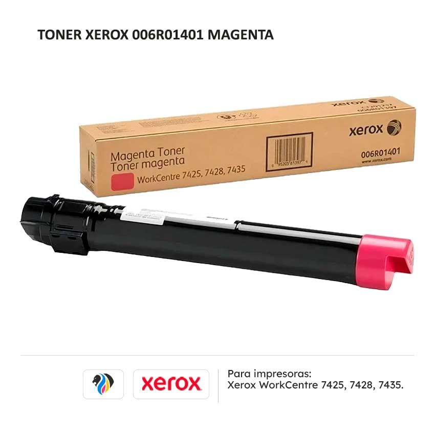 Toner Xerox 006R01401 Magenta para impresoras 7425 7428 7435