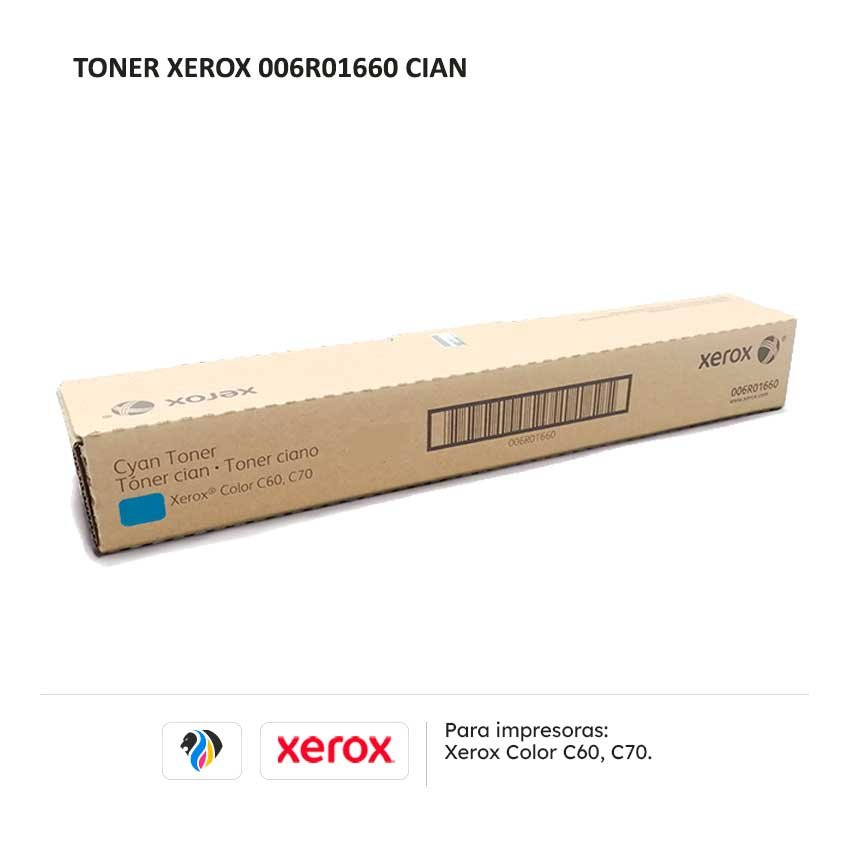 Toner Xerox 006R01660 Cian para impresoras C60 C70