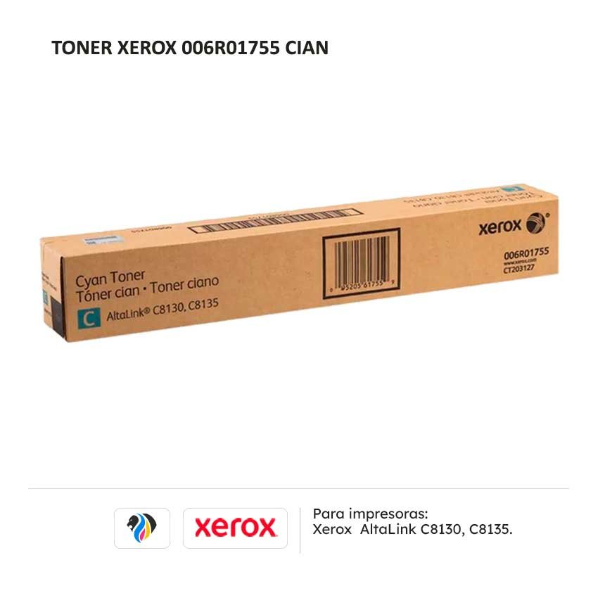 TONER XEROX 006R01755 CIAN PARA C8130 C8135