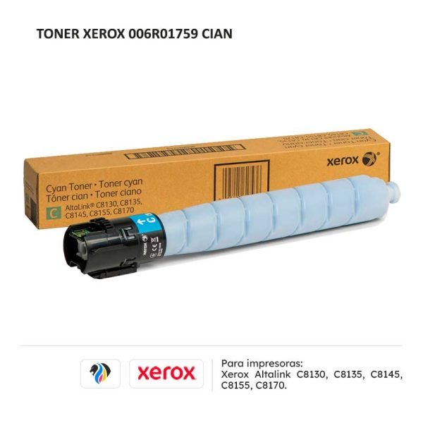 TONER XEROX 006R01759 CIAN PARA C8130 8135 8145