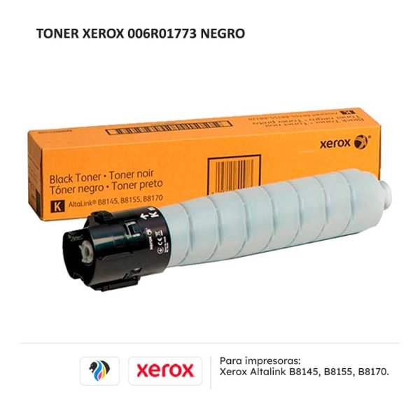 Toner Xerox 006R01773 Negro para impresoras B8145 B8155 B8170