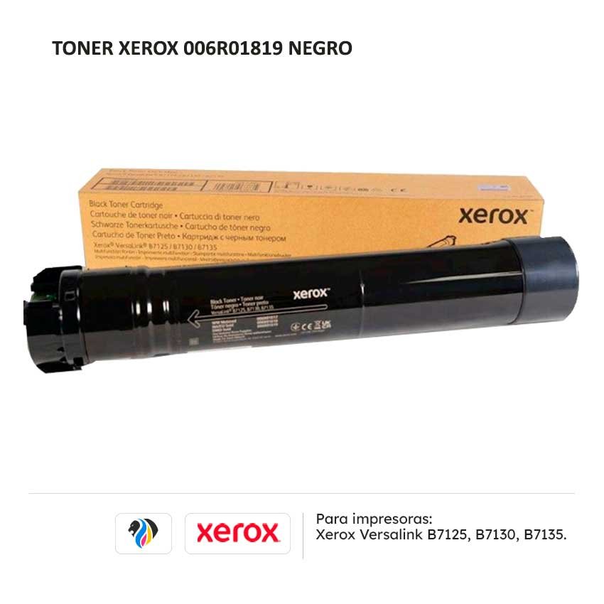Toner Xerox 006R01819 Negro para impresoras B7125 B7130 B7135