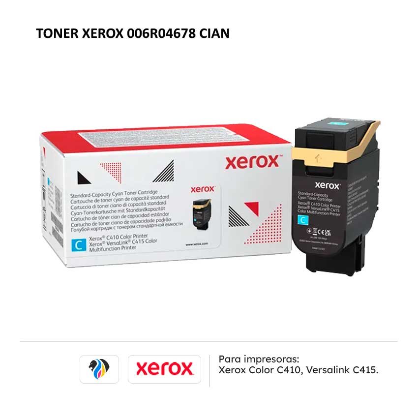 TONER XEROX 006R04678 CIAN PARA C410 C415