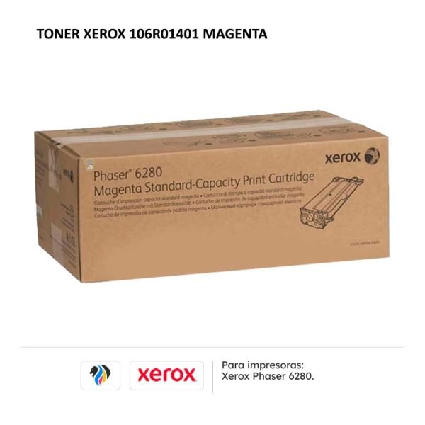 TONER XEROX 106R01401 MAGENTA PARA 6280