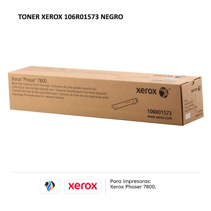Toner Xerox 106R01573 Negro para impresoras 7800