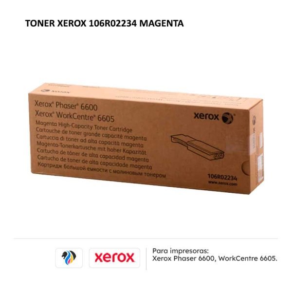 TONER XEROX 106R02234 MAGENTA PARA 6600 6605