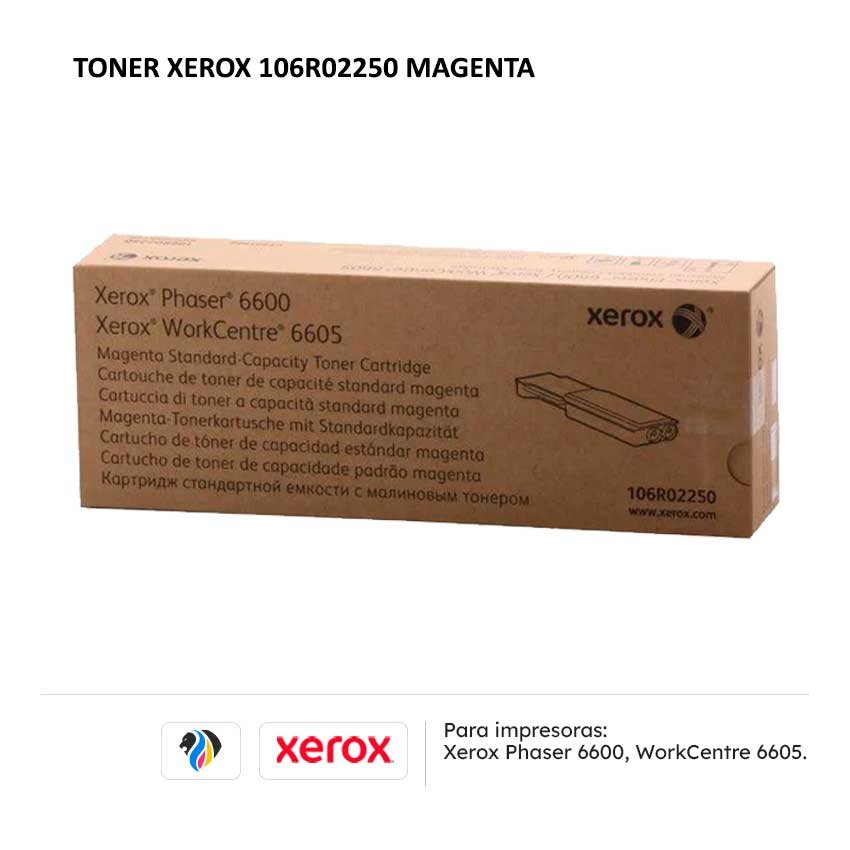TONER XEROX 106R02250 MAGENTA PARA 6600 6605
