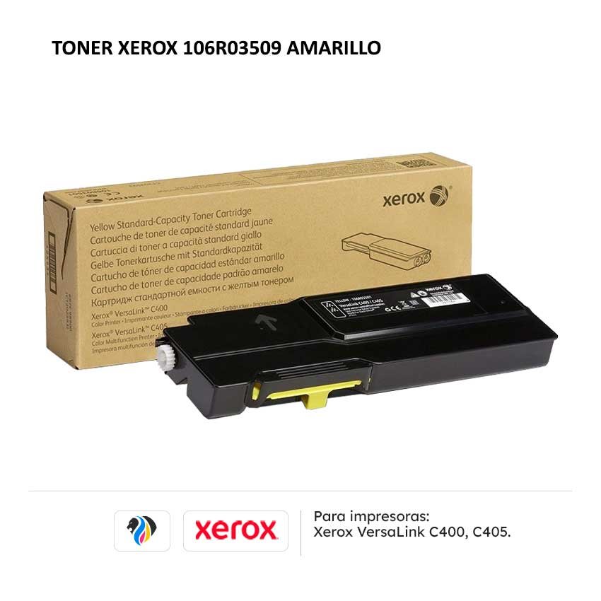 TONER XEROX 106R03509 AMARILLO PARA C400 C405