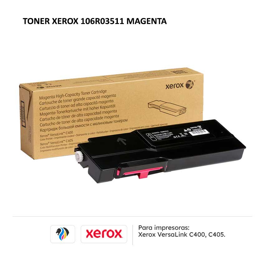 TONER XEROX 106R03511 MAGENTA PARA C400 C405