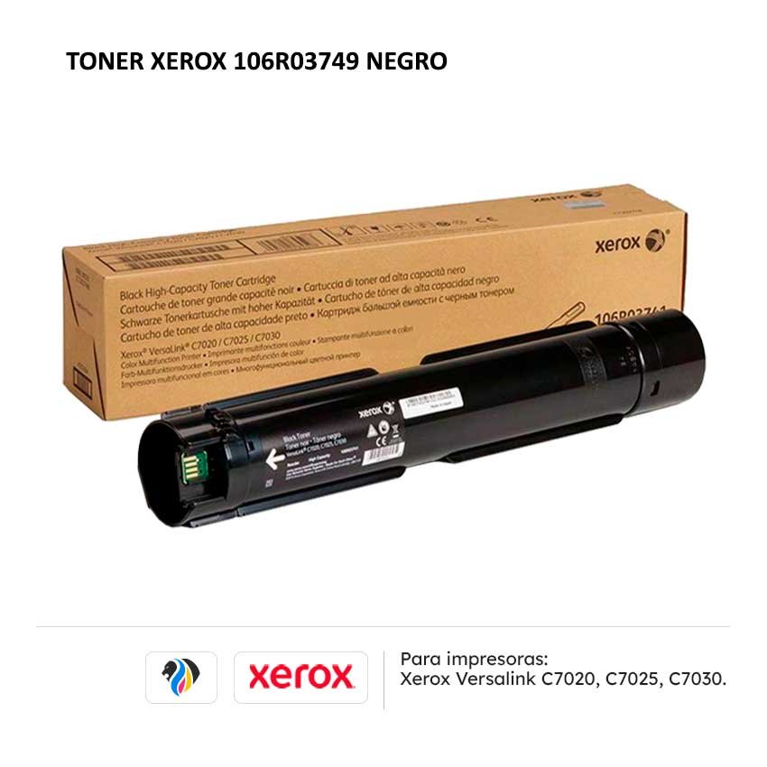 Toner Xerox 106R03749 Negro