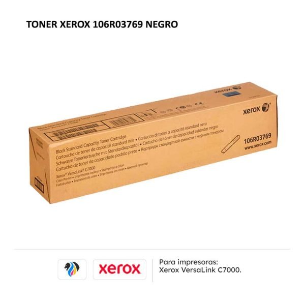 TONER XEROX 106R03769 NEGRO PARA C7000