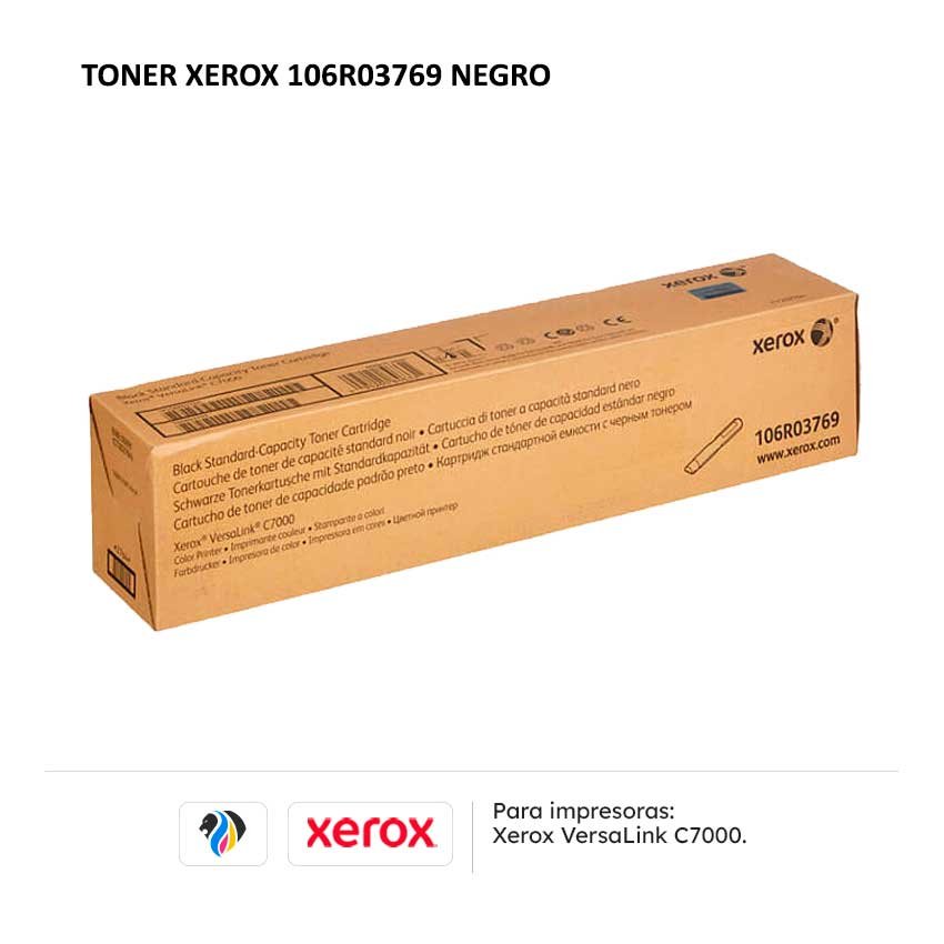 TONER XEROX 106R03769 NEGRO PARA C7000