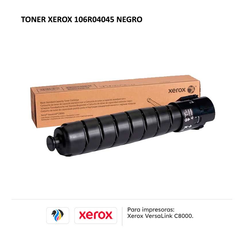 Toner Xerox 106R04045 Negro para impresoras C8000