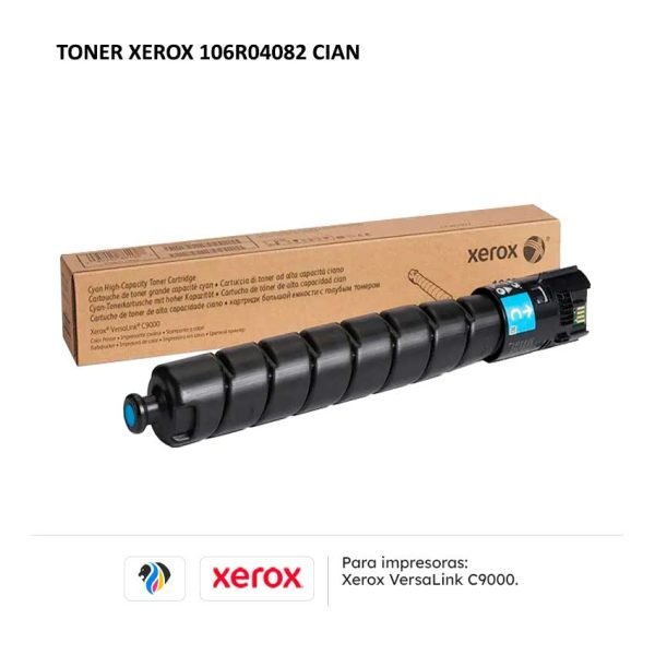 TONER XEROX 106R04082 CIAN PARA C9000