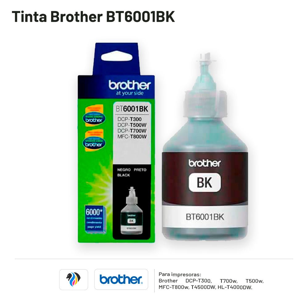 Tinta-Brother-BT6001BK Tinta Brother BT6001BK