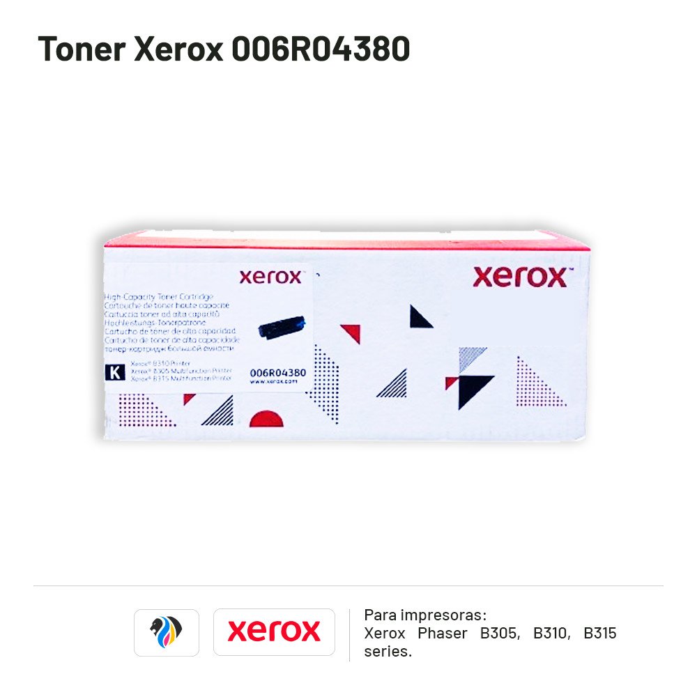 TONER XEROX 006R04380 NEGRO