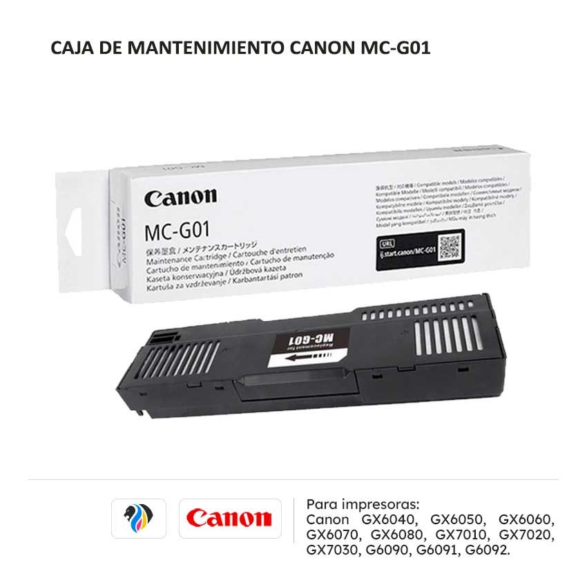CAJA DE MANTENIMIENTO CANON MC-G01 PARA 6040 6050