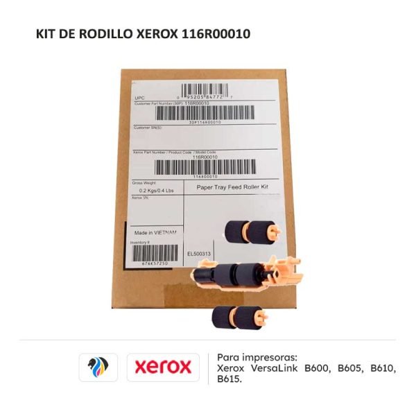 Kit de Rodillo Xerox 116R00010
