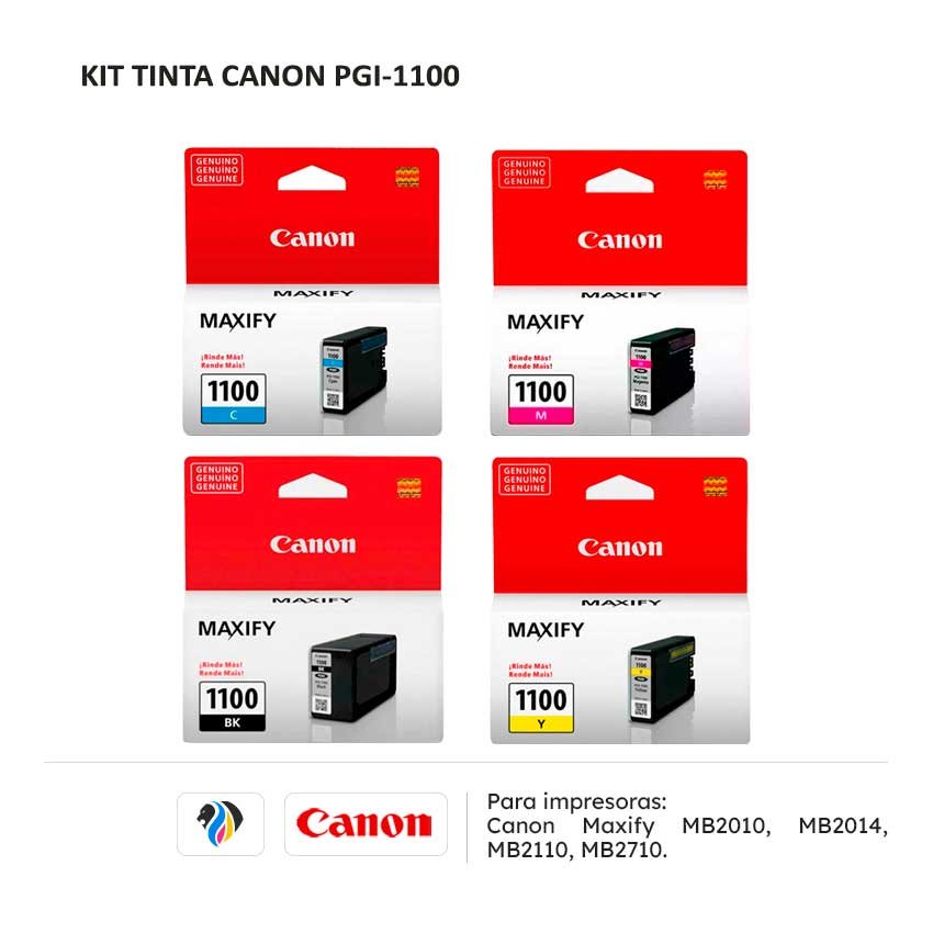KIT TINTA CANON PGI 1100