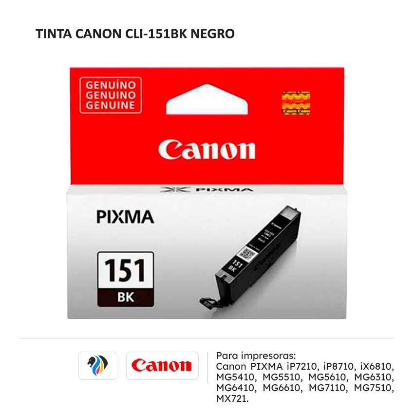 TINTA CANON CLI 151BK NEGRO