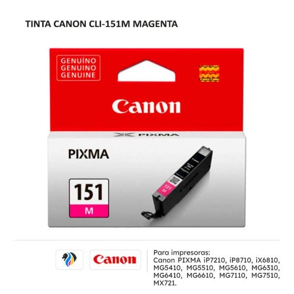 TINTA CANON CLI 151M MAGENTA