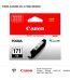 Tinta Canon CLI-171BK XL Negro para impresora Pixma MG5710 MG6810 MG7710 MG7714 TS5010 TS6010 TS8010 TS9010