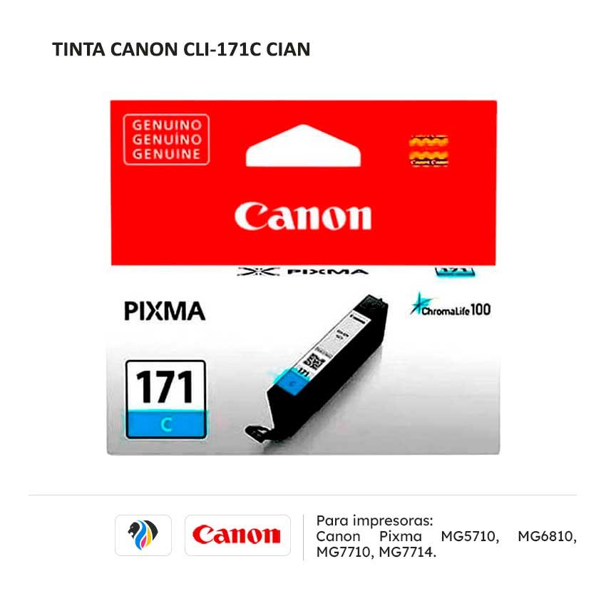 TINTA CANON CLI 171C CIAN