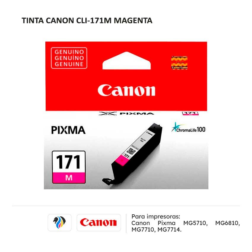 TINTA CANON CLI 171M MAGENTA