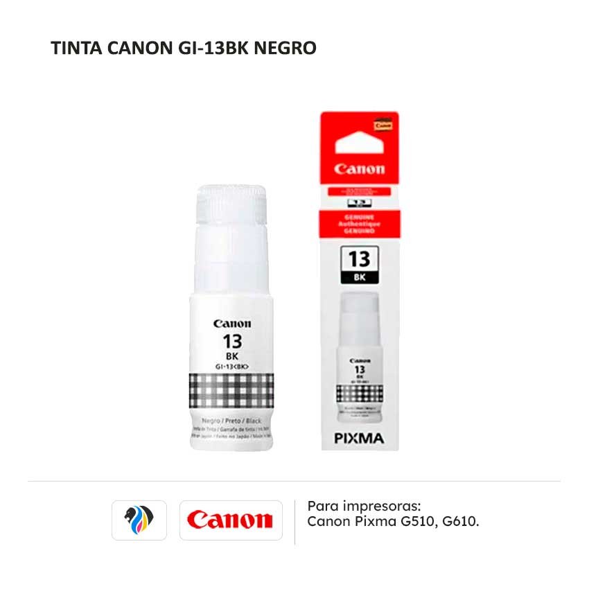 TINTA CANON GI 13BK NEGRO