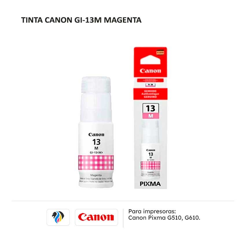 TINTA CANON GI 13M MAGENTA