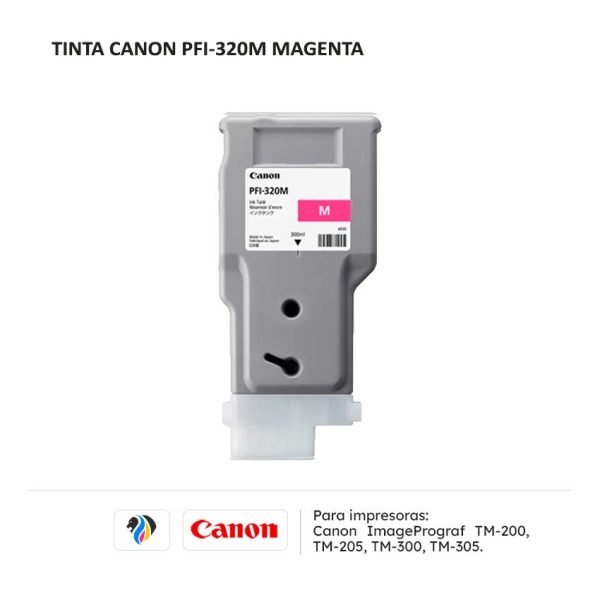 TINTA CANON PFI 320M MAGENTA