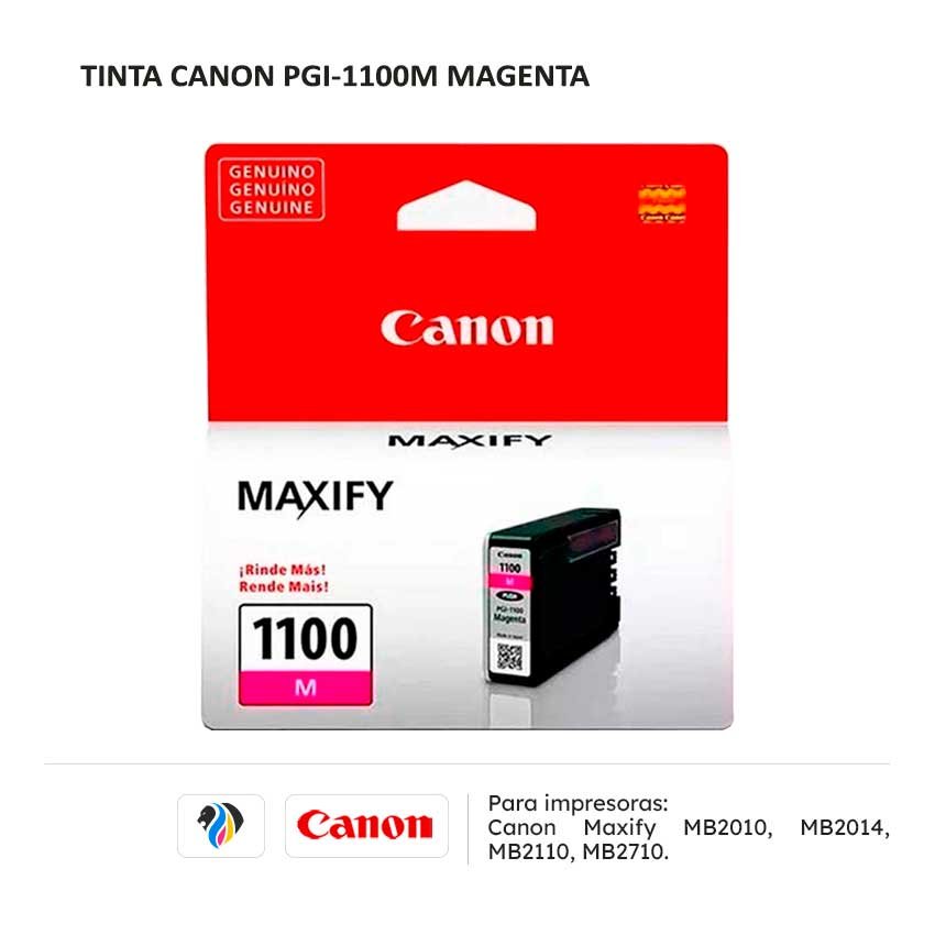 TINTA CANON PGI 1100M MAGENTA