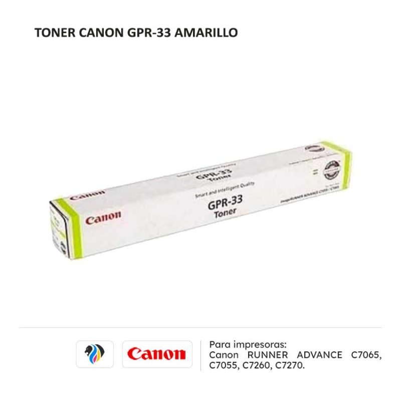 TONER FOR USE IN CANON IR-C7055, C7065, C7260 (type C-EXV31, GPR-33