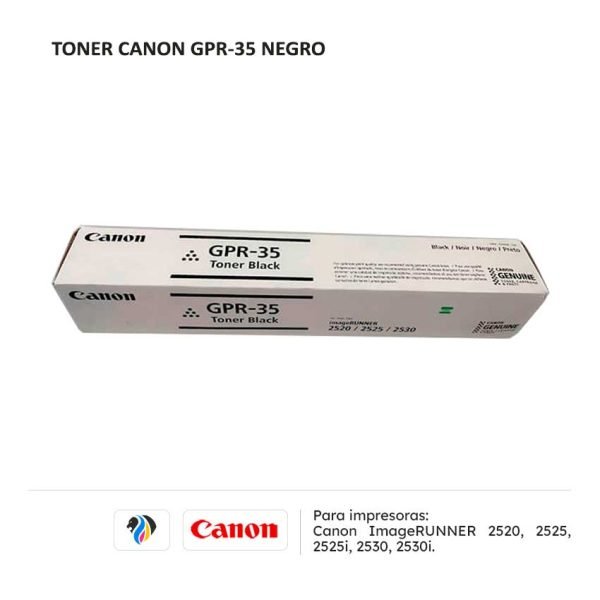 Toner Canon GPR-35 Negro para impresora 2520 2525 2530