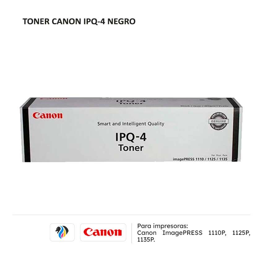 Toner Canon IPQ-4 Negro para impresora 1110P 1125P 1135P