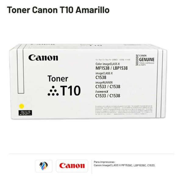 TONER CANON T10 AMARILLO