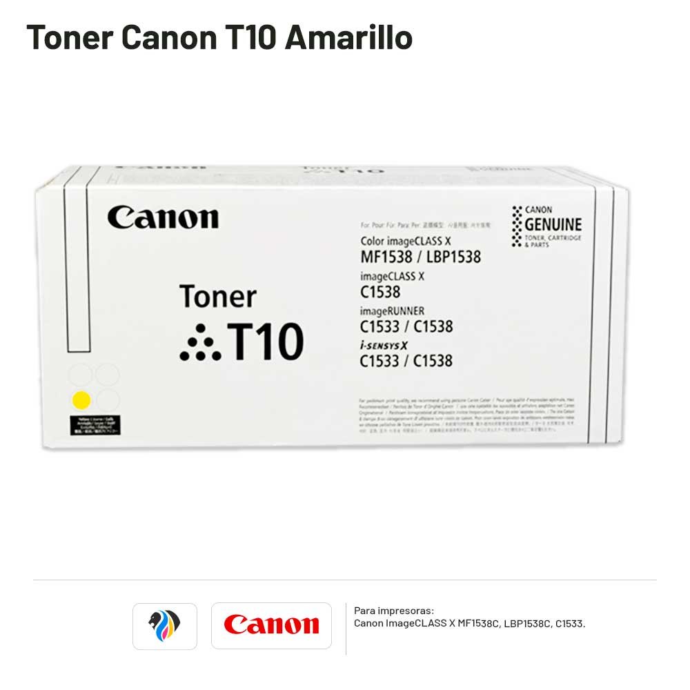 TONER CANON T10 AMARILLO