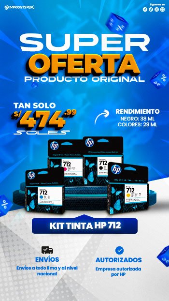 Post tinta hp 712