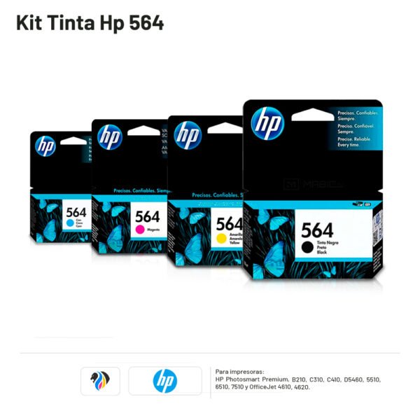 Kit Tinta Hp 564