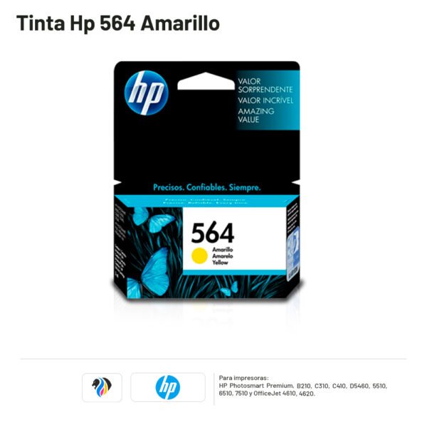 Tinta Hp 564 Amarillo