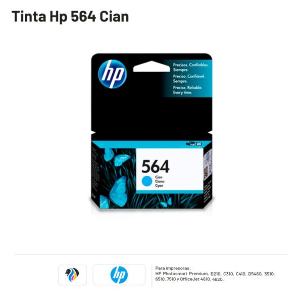 Tinta Hp 564 Cian