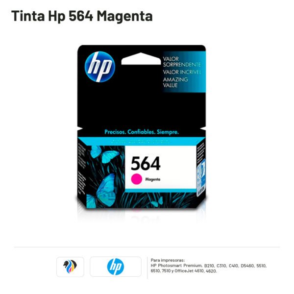 Tinta Hp 564 Magenta